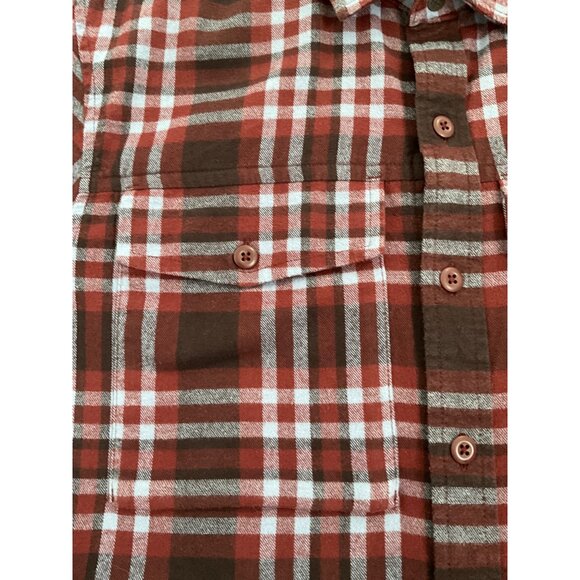 REI Cooperative Mens Medium Plaid Flannel Button-Up Shirt - Picture 5 of 7